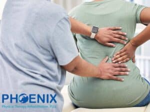 Physical therapy session for relieving back pain and improving mobility